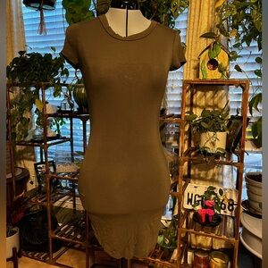 Wet Seal Olive Green Dress